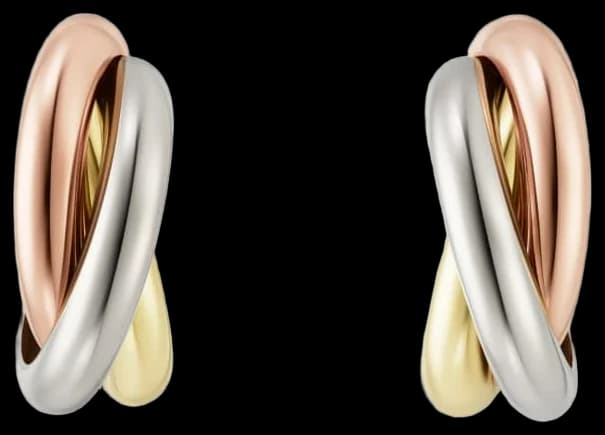 Cartier Trinity earrings, classic model