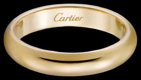 Cartier 1895 wedding ring, width 3.5 mm