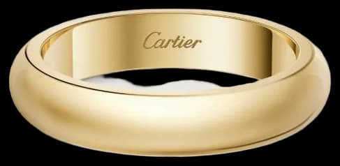 Cartier 1895 wedding ring, width 4 mm