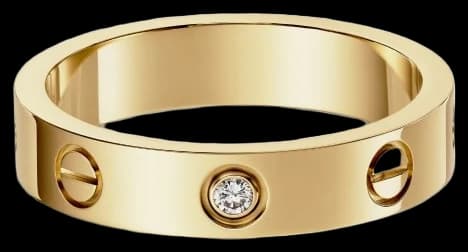 Cartier LOVE ring, small model, 1 diamond