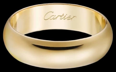 Cartier 1895 wedding ring, width 5 mm