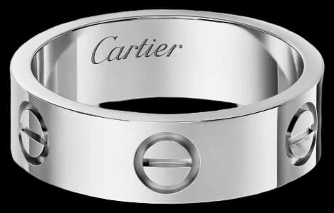Cartier LOVE ring, classic model
