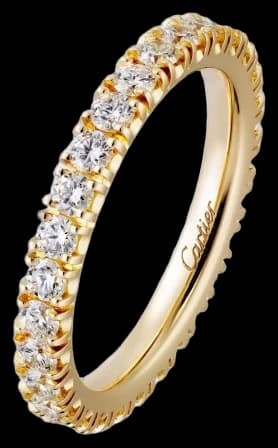 Cartier Etincelle de Cartier wedding ring, width 2.6 mm, paved - Diamond