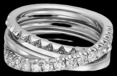 Cartier Etincelle de Cartier ring, semi-paved