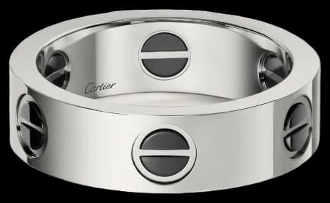 Cartier LOVE ring, Classic model, ceramic