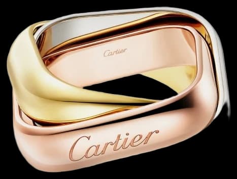 Cartier Trinity cushion ring, large model