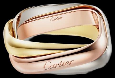 Cartier Trinity cushion ring, classic model