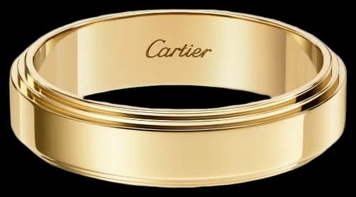 Cartier d'Amour wedding ring, 5 mm width