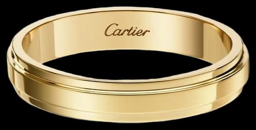 Cartier d'Amour wedding ring, 3.5 mm width