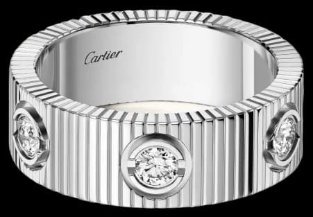 Cartier LOVE Unlimited ring, 6 diamonds