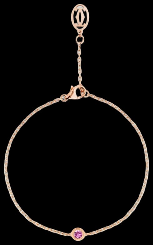 Cartier d'Amour bracelet, pink sapphire