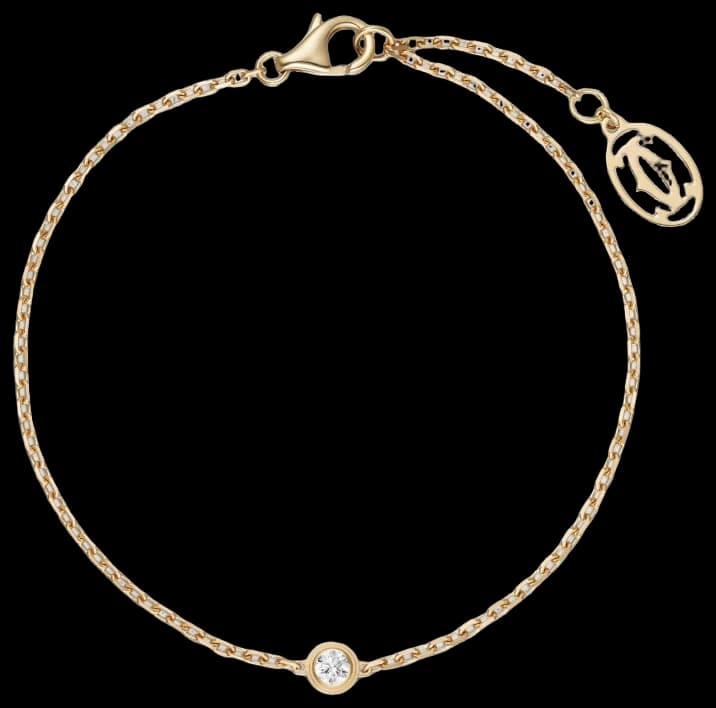 Cartier d'Amour bracelet, brilliant-cut diamond, small model