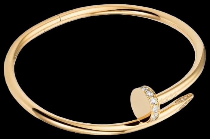 Cartier Juste un Clou bracelet, classic model, diamonds