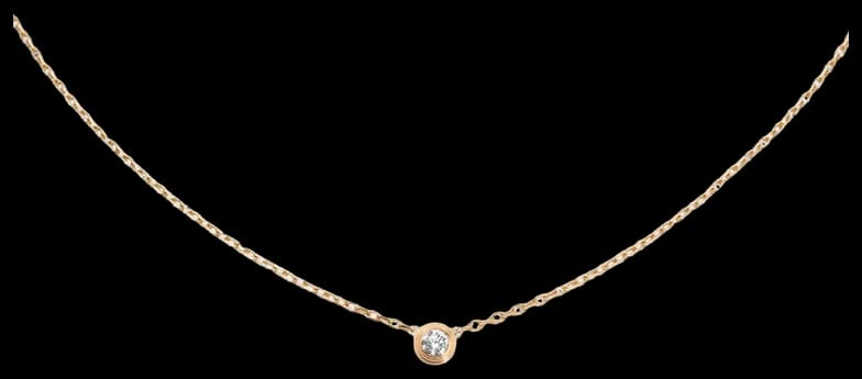 Cartier d'Amour pendant, brilliant-cut diamond, small model