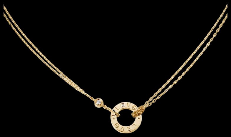 Cartier LOVE pendant, 2 diamonds
