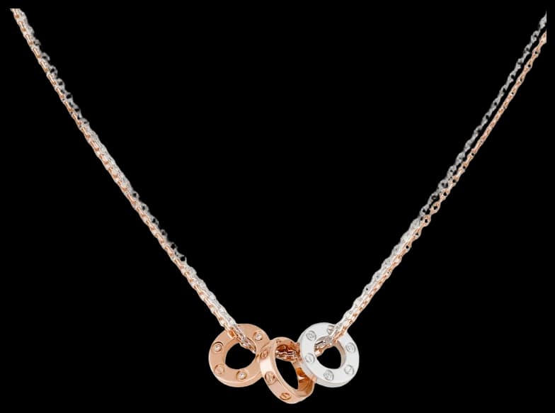 Cartier LOVE pendant, 6 diamonds