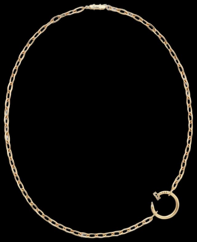 Cartier Juste un Clou necklace, diamonds