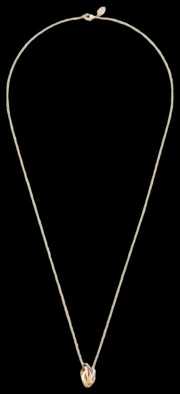 Cartier Trinity cushion pendant