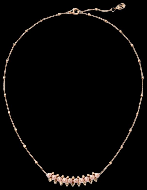 Cartier Clash de Cartier pendant, pink chalcedony