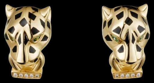 Cartier Panthère de Cartier earrings, diamonds