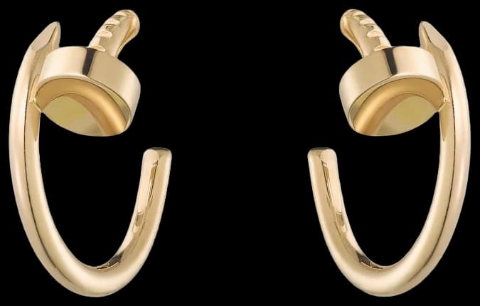 Cartier Juste un Clou hoop earrings, small model