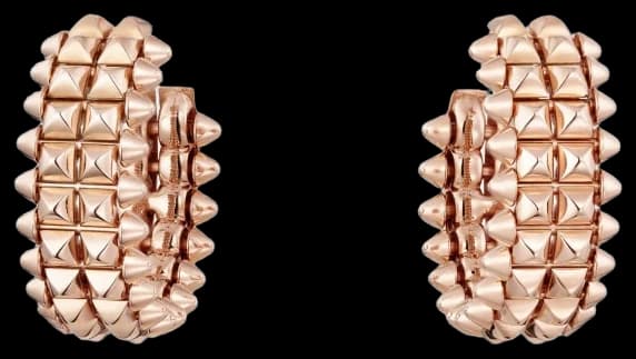 Cartier Clash de Cartier hoop earrings, double