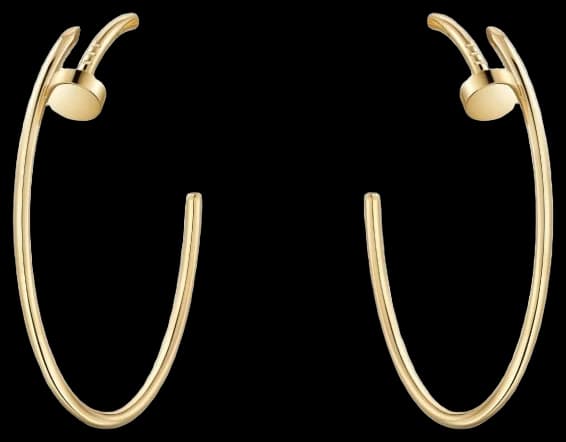 Cartier Juste un Clou hoop earrings, large model