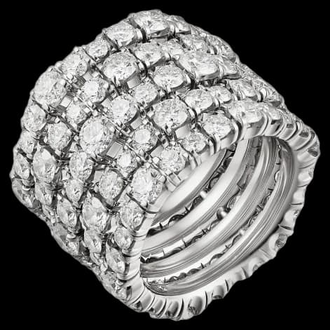 Cartier Lignes Essentielles ring, brilliant-cut diamonds