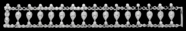 Cartier Pluie de Cartier bracelet, diamonds