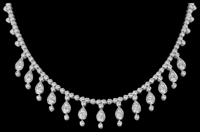 Cartier Pluie de Cartier necklace, diamonds