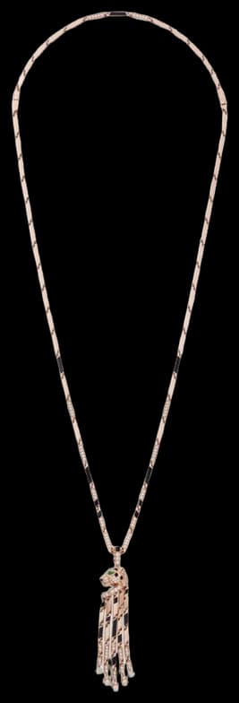 Cartier Panthère de Cartier long necklace, small model, paved