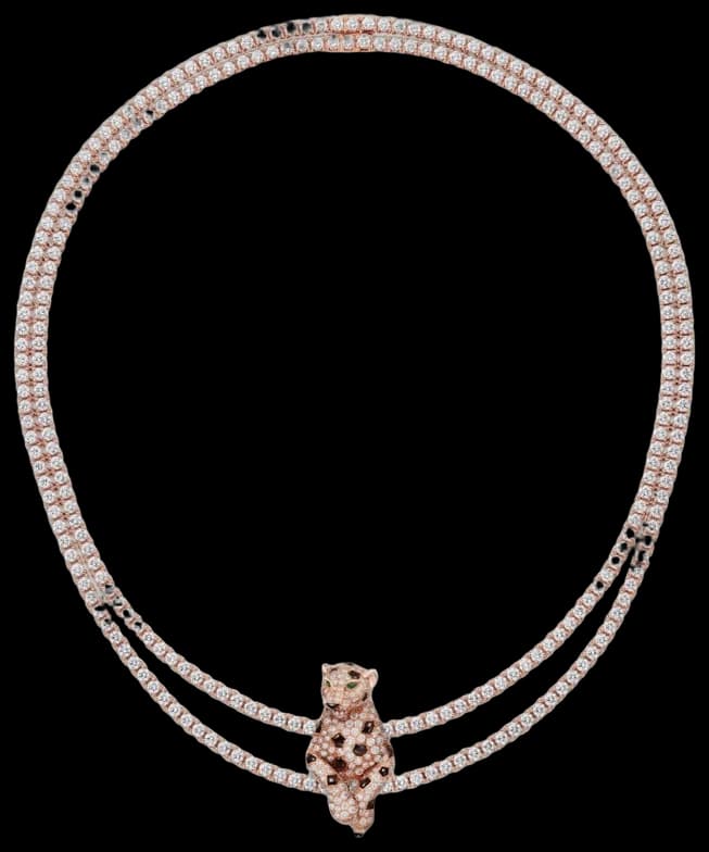 Cartier Panthère de Cartier necklace - Diamond And Emerald And Obsidian And Onyx