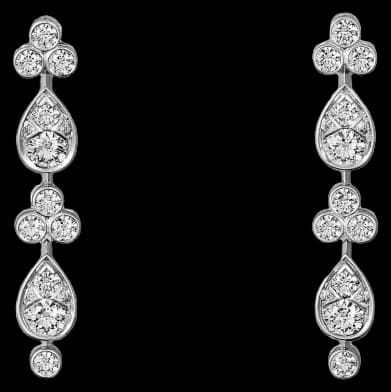 Cartier Pluie de Cartier earrings, diamonds