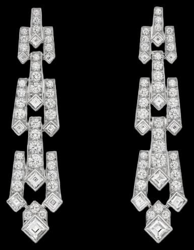 Cartier Collection Diamant earrings, diamonds