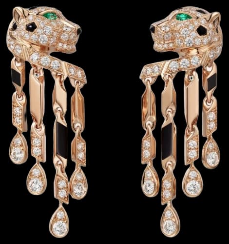 Cartier Panthère de Cartier earrings, small model, paved