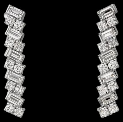 Cartier Reflection de Cartier earrings, diamonds