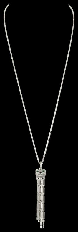 Cartier Panthère de Cartier long necklace, multi-wear, small model, paved