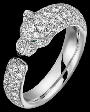 Cartier Panthère de Cartier ring, small model, paved