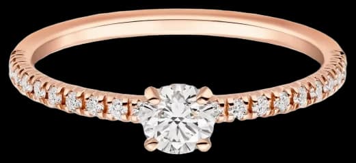 Cartier Etincelle de Cartier solitaire, brilliant-cut diamond, paved