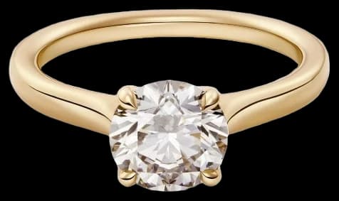 Cartier 1895 solitaire, brilliant-cut diamond