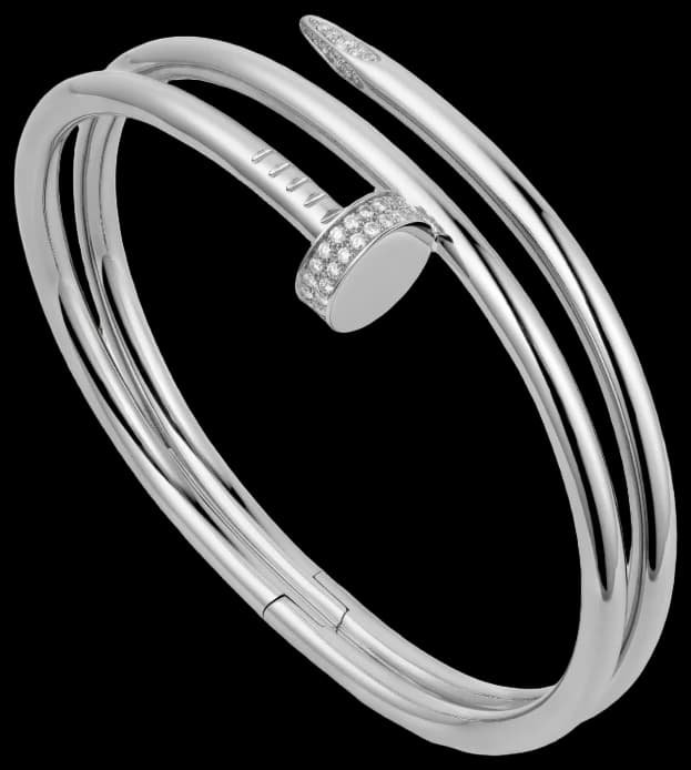 Cartier Juste un Clou bracelet, double, diamonds