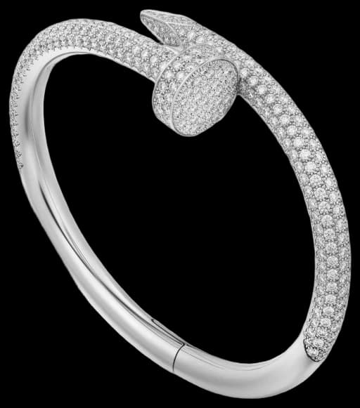 Cartier Juste un Clou bracelet, large model, semi-paved