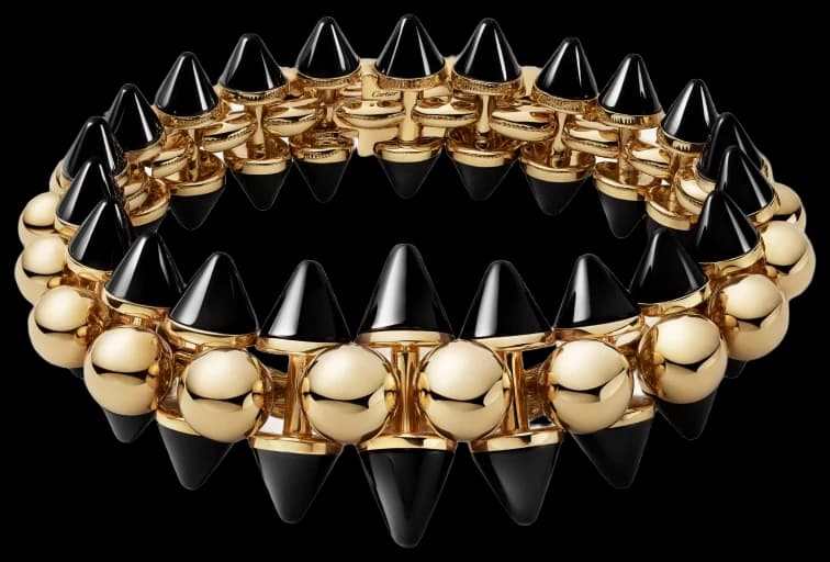 Cartier Clash de Cartier bracelet, flexible, extra-large model, onyx