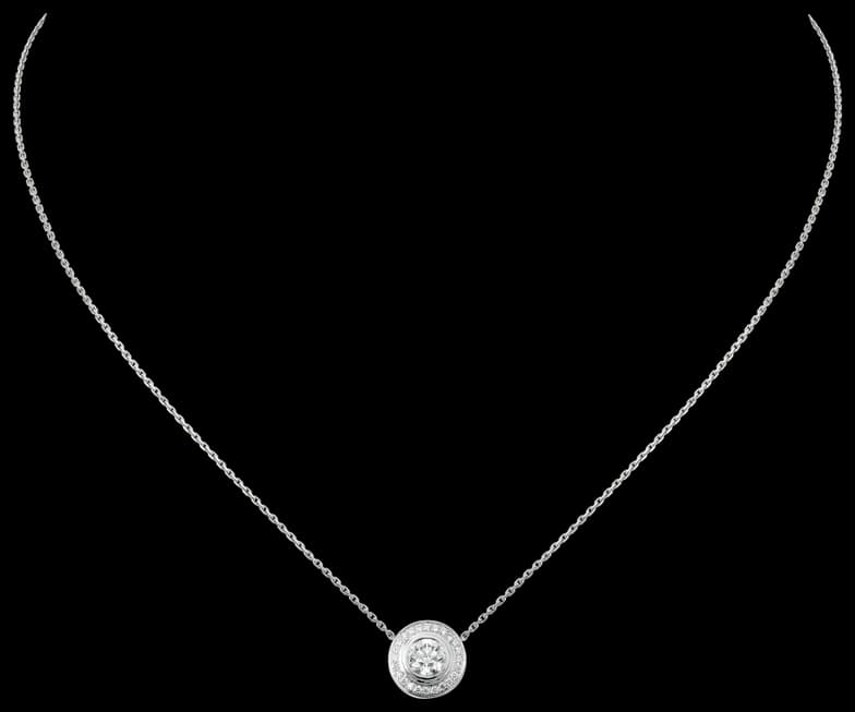 Cartier d'Amour pendant, brilliant-cut diamond, paved