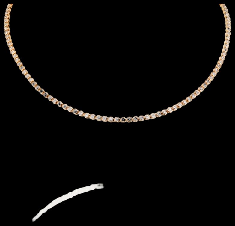 Cartier C de Cartier Essential Lines necklace, brilliant-cut diamonds