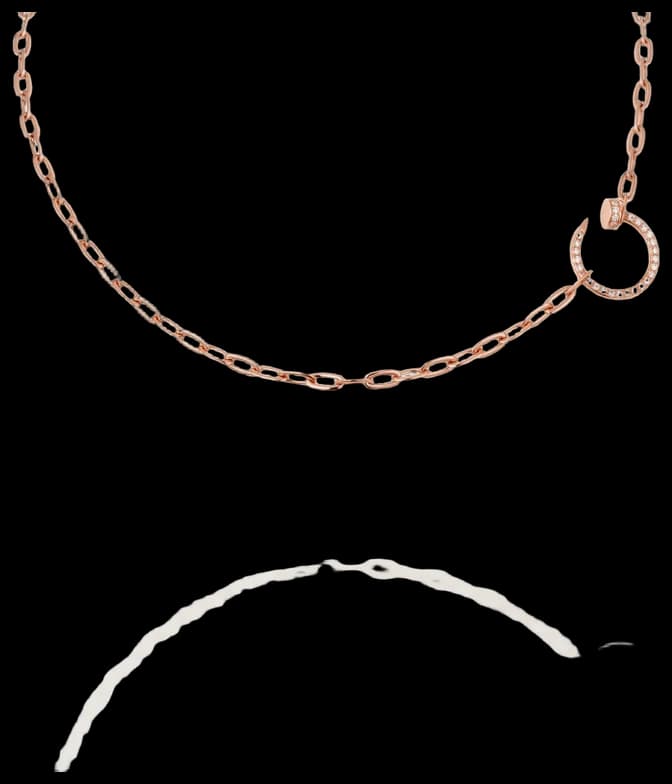 Cartier Juste un Clou necklace, paved