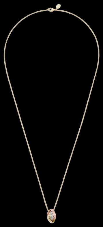 Cartier Trinity cushion pendant, paved