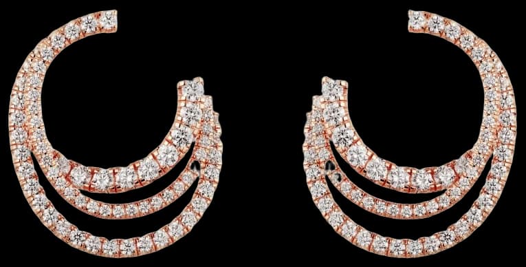 Cartier Etincelle de Cartier hoop earrings, paved
