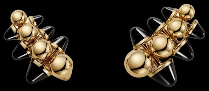 Cartier Clash de Cartier earrings, extra-large model, onyx, multiwear
