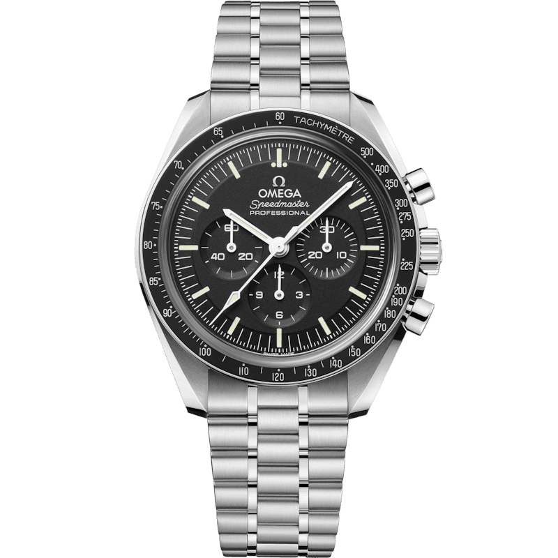 Omega Speedmaster Moonwatch Professional, front dial view